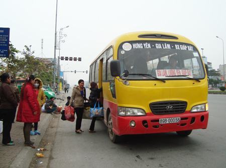 Lộ trình xe bus Hà Nội Hưng Yên: