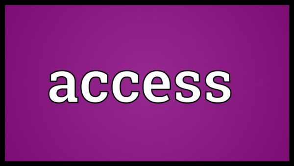 Access đi với giới từ gì