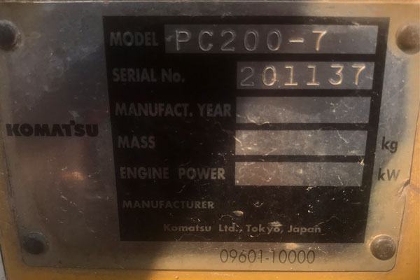 PC 200-7 máy 20 tấn đời -7 đời này hay lỗi điện 